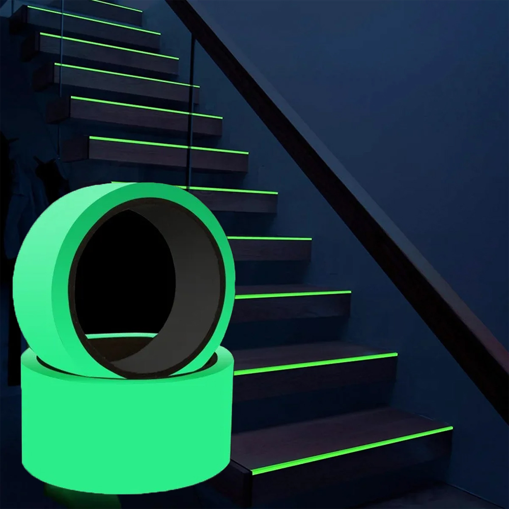 Emergency Exit Sign - Cinta luminiscente que brilla en la