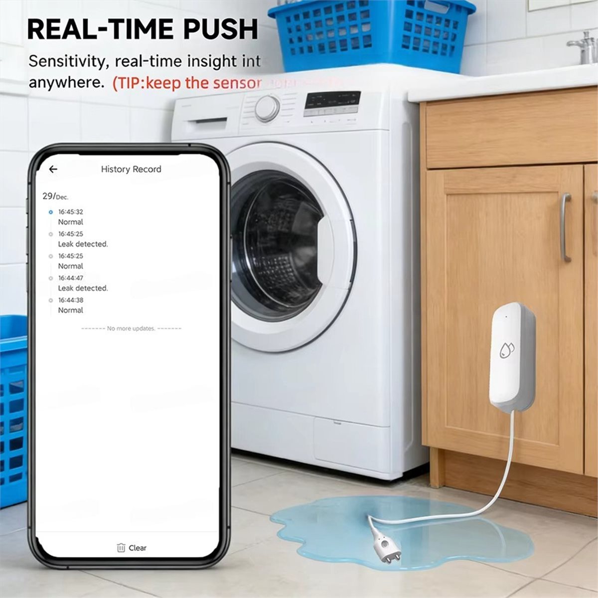 Water Alarm Sensor - Sensor de Fugas de Agua ZigBee