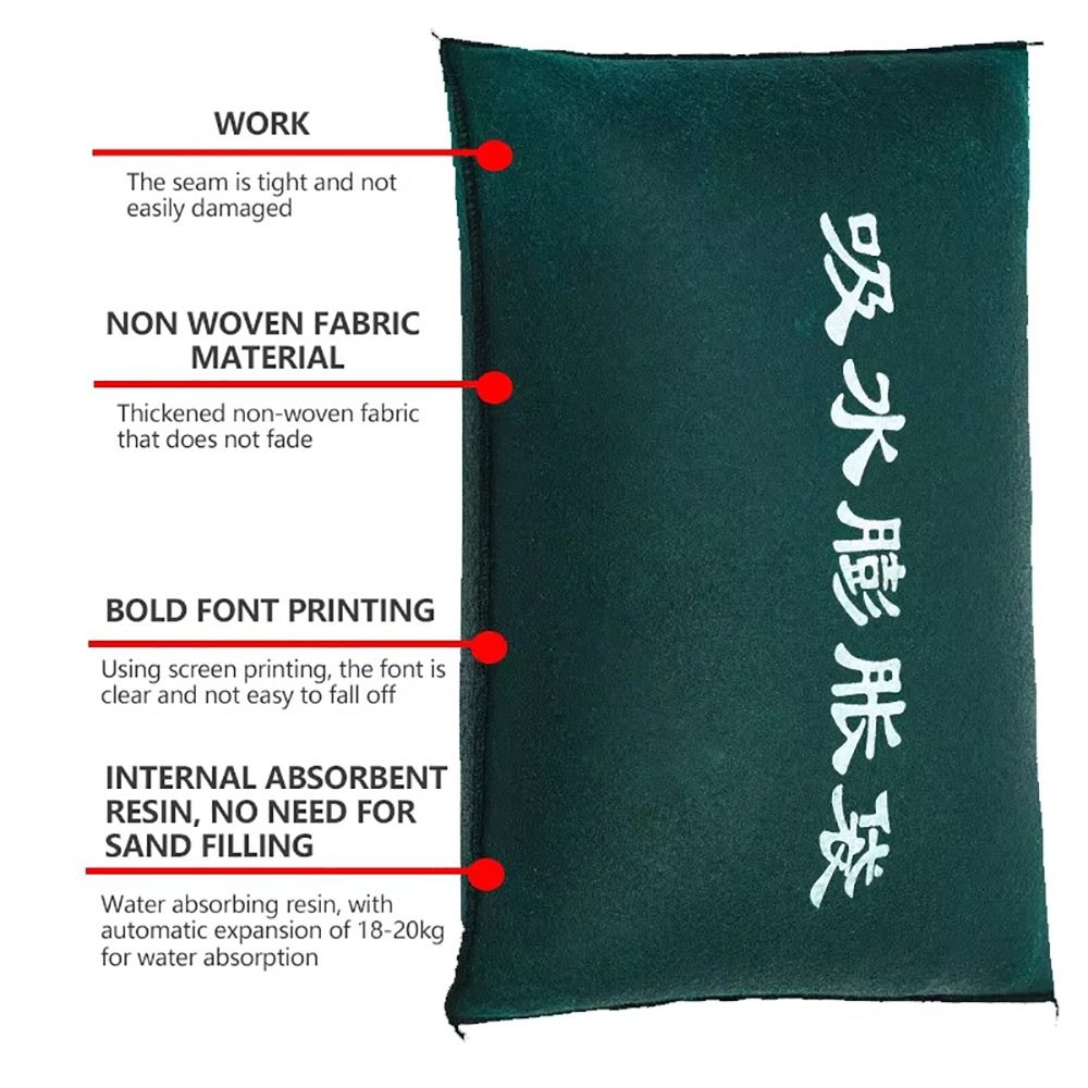 Bolsa de arena absorbente de a - Flood Barrier Bag reseña y precio