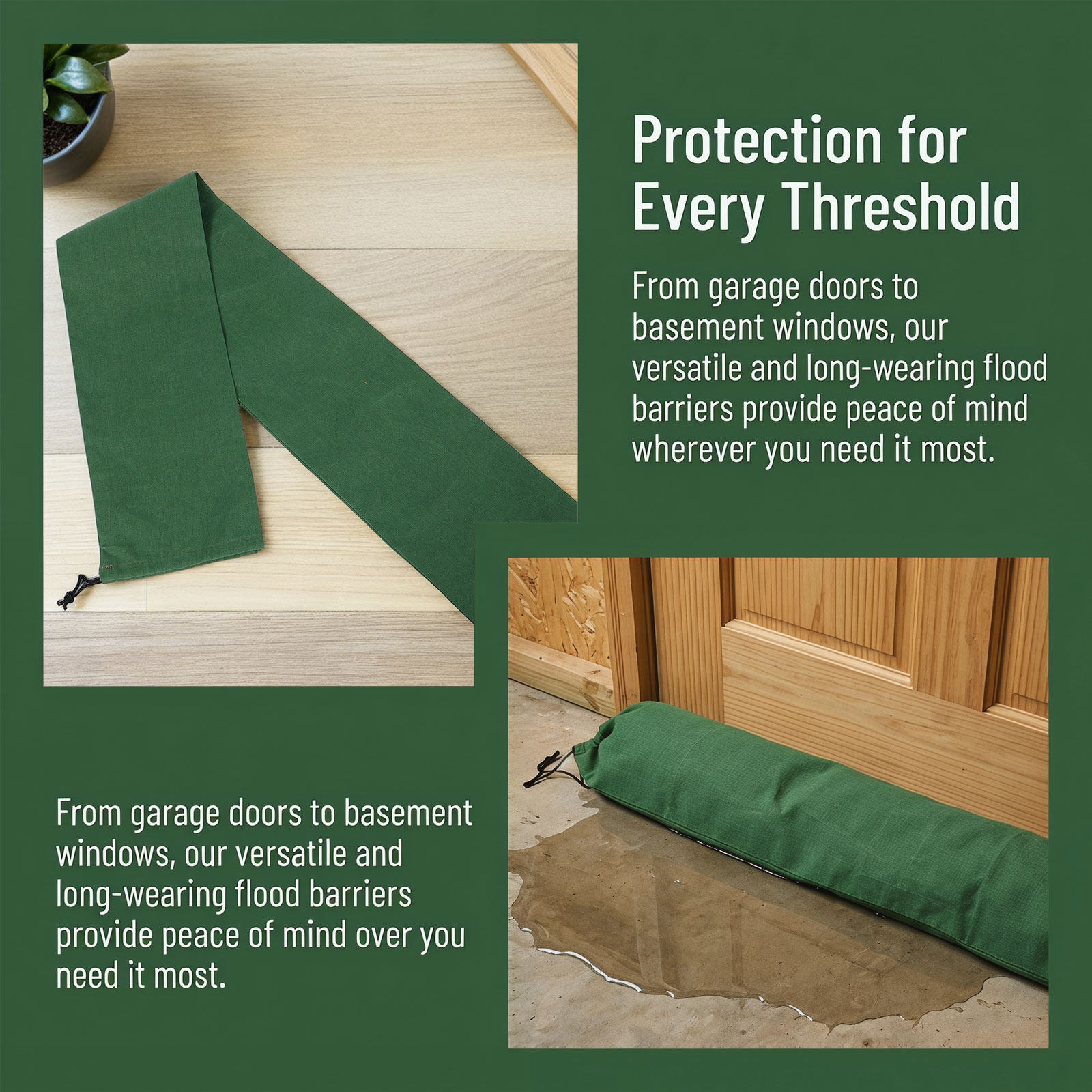 3 Bolsas de Lona para Control  - Flood Barrier Bag reseña y precio