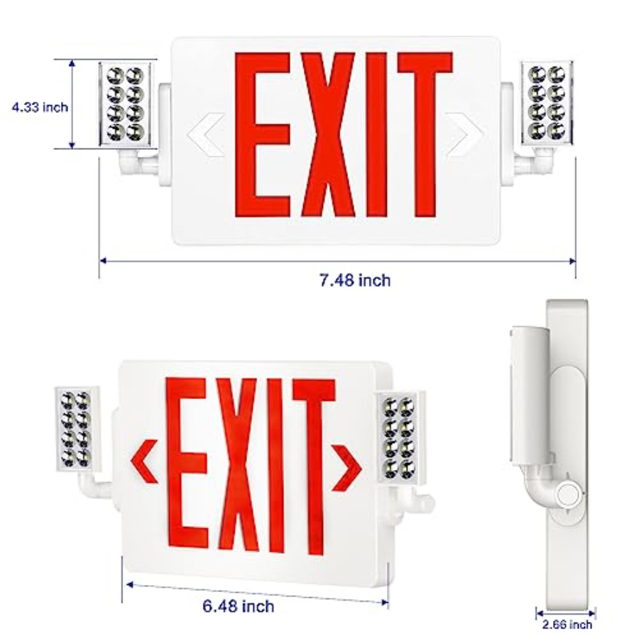 Spectsun - Paquete de 1 Señali - Emergency Exit Sign reseña y precio