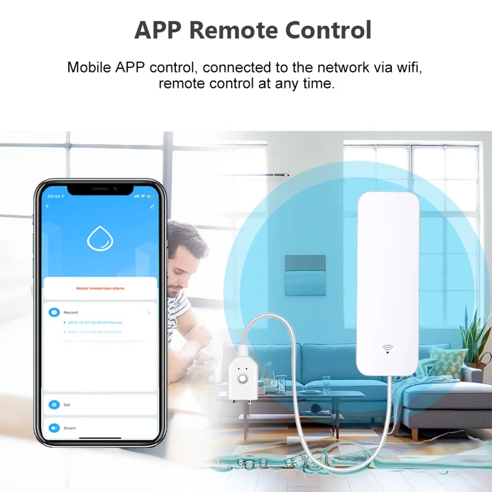 Sensor de Fugas de Agua ZigBee - Water Alarm Sensor reseña y precio