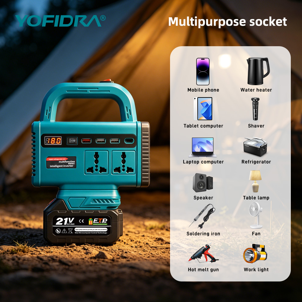 Inversor de corriente portátil - Power Outage Light reseña y precio