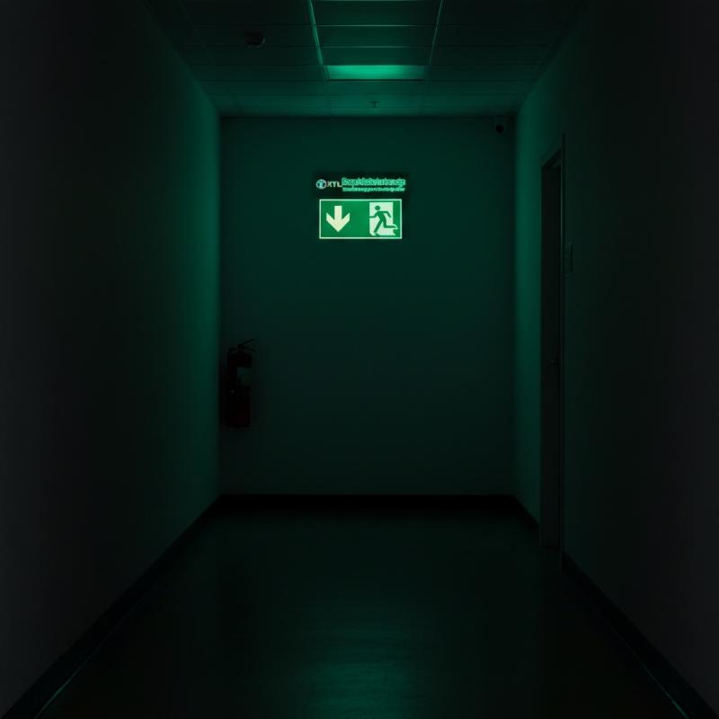 1 Hoja de Etiquetas Adhesivas  - Emergency Exit Sign reseña y precio