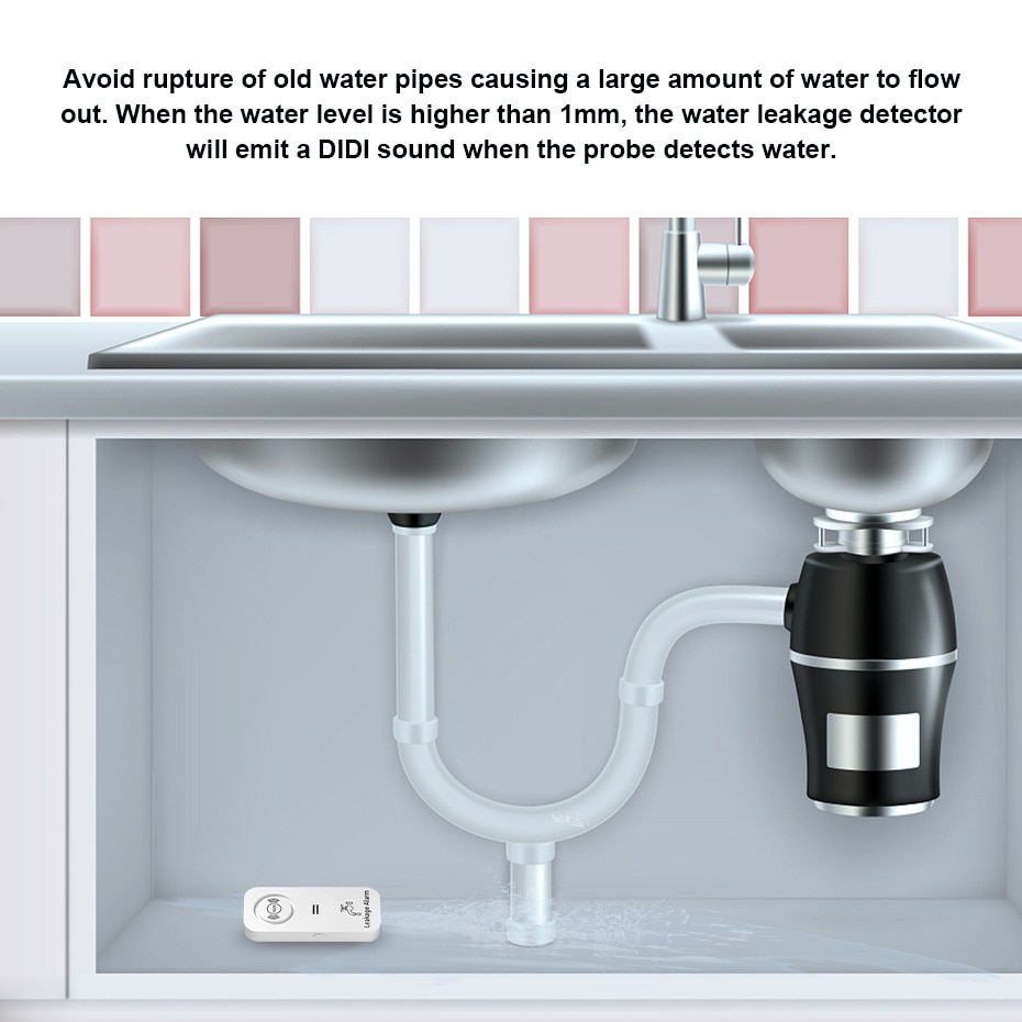 KERUI Sensor de agua inalámbri - Water Alarm Sensor reseña y precio